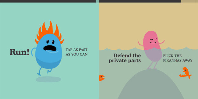 Minijuegos gratuitos para el iPhone - dumb ways to die