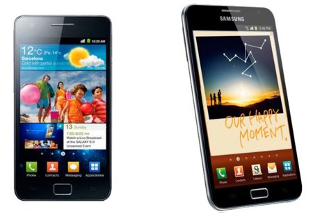 Samsung confirma la llegada de Ice Cream Sandwich al Galaxy Note y SII para principios del 2012