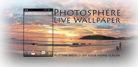 Photosphere Live Wallpaper te permite poner fotos a 360º como fondo de pantalla en tu Android