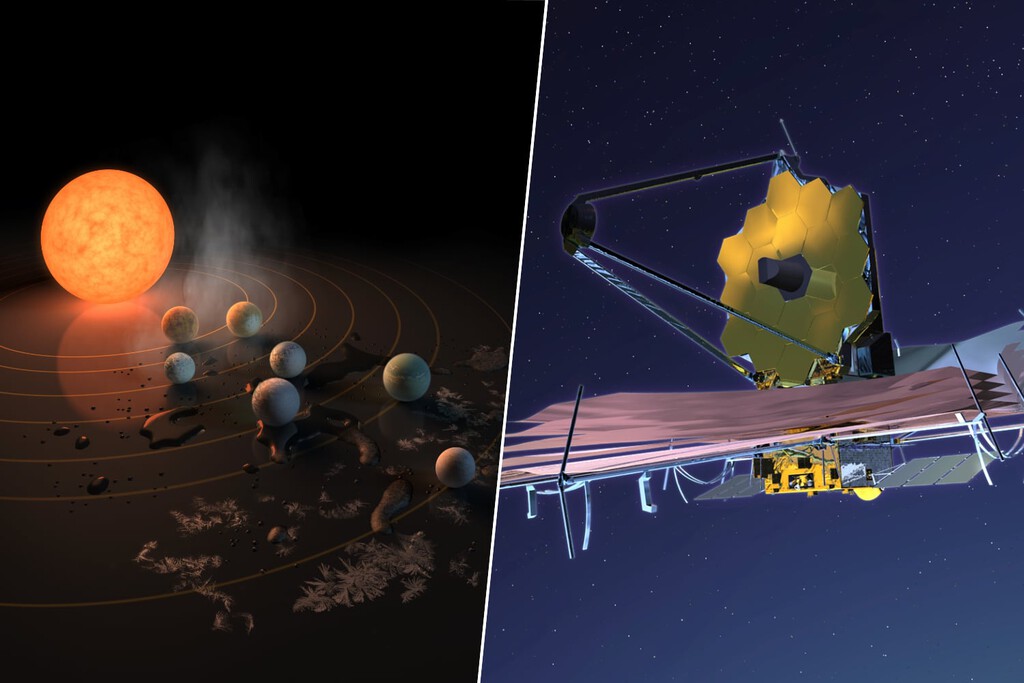 Cientistas esperavam que o sistema TRAPPIST-1 tivesse um planeta que servisse como “Terra 2”; mas o telescópio James Webb mostra que não é bem assim