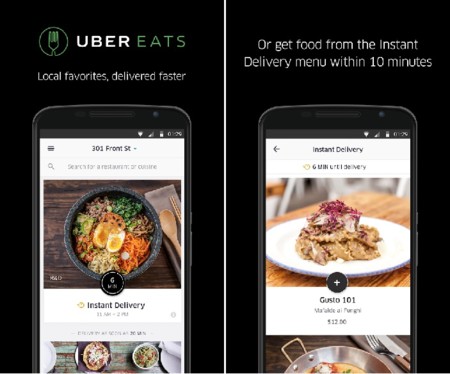 UberEATS para Android, comida a donde esté tu móvil en 10 minutos