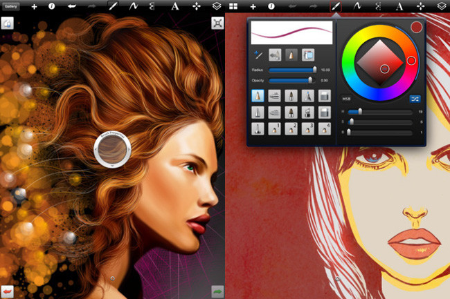 Aplicaciones de dibujo en iOS - sketch book