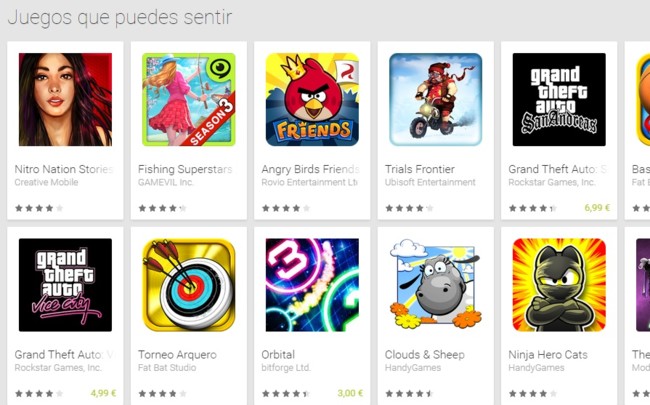 Haptic Games GooglePlay