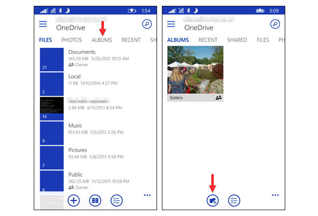 Albumes Windows Phone 1