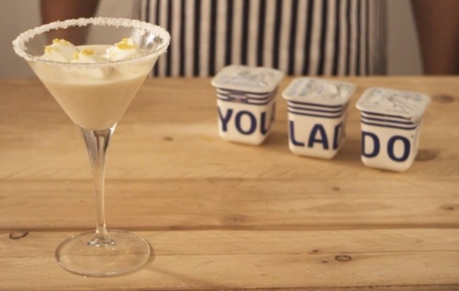 actimel on the rocks