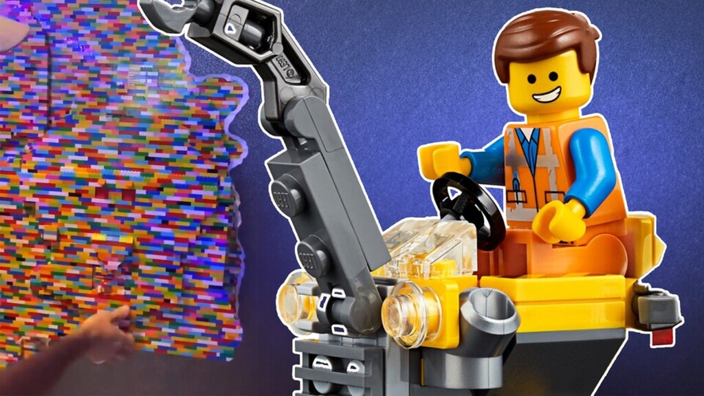 Um fã de LEGO encontrou uma solução extremamente econômica para seu hobby e simplesmente constrói seus conjuntos nas paredes de seu apartamento