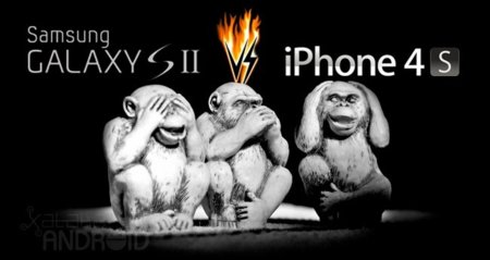 Samsung Galaxy S II vs Apple iPhone 4S, lucha de titanes