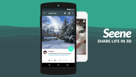 Seene para Android, captura y comparte fotos en 3D con efecto de enfoque y filtros