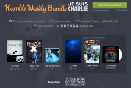 Humble Bundle lanza un pack con juegos de Android en honor a Charlie Hebdo