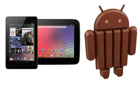 Ya se puede actualizar manualmente el Nexus 7 WiFi (2012) y Nexus 10 a Android 4.4