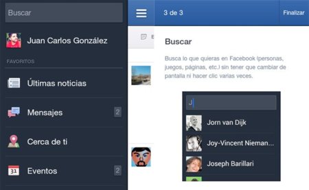 Facebook se actualiza, lavado de cara en la interfaz y un mayor rendimiento