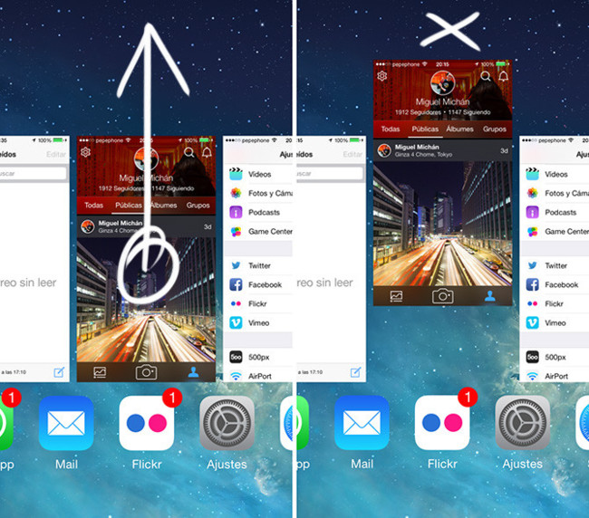 Cerra una app
