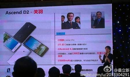 Huawei Ascend D2, preparando el asalto a las 5 pulgadas