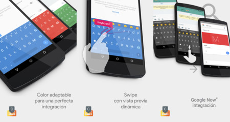 Chrooma Keyboard 3.0, el teclado que cambia de color estrena gestos, se integra con Google Now y más
