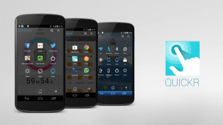 Quickr para Android nos permite acceder a aplicaciones y acciones comunes en menos de un segundo