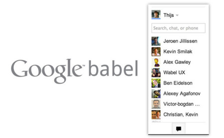 Google Babel aparece en el código fuente de Gmail.com mostrando información y una captura