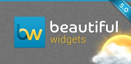 Beautiful Widgets 5.0, ahora con nueva interfaz, soporte a Jelly Bean y más novedades