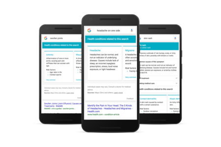 Si buscas los síntomas que tienes Google te dirá qué enfermedades podrías tener