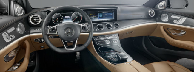 2017 Mercedes Benz E Class Touch Control Steering Wheel