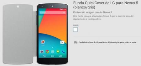 Google también elimina de Play Store las QuickCover para el Nexus 5