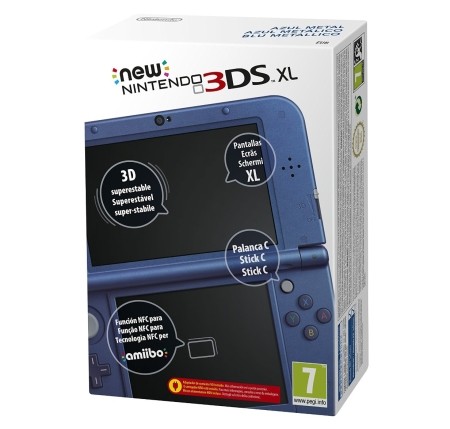 New Nintendo 3DS XL Azul Metálico