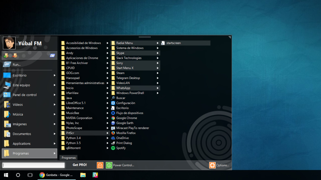 Start Menu X