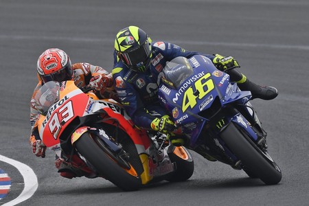 Marc Marquez Valentino Rossi Motogp Argentina 2018 1