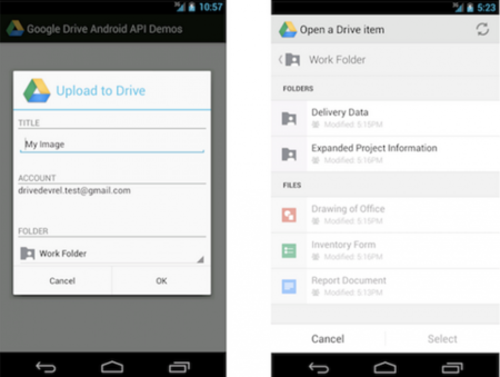 Google mejora el soporte de Google Drive, almacenamiento en la nube, con una nueva API
