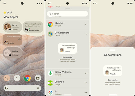 Android 12 Filtracion Widget
