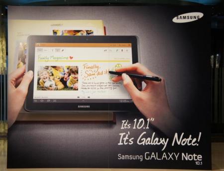 Galaxy Note 10.1 es real y asoma prematuramente por el MWC