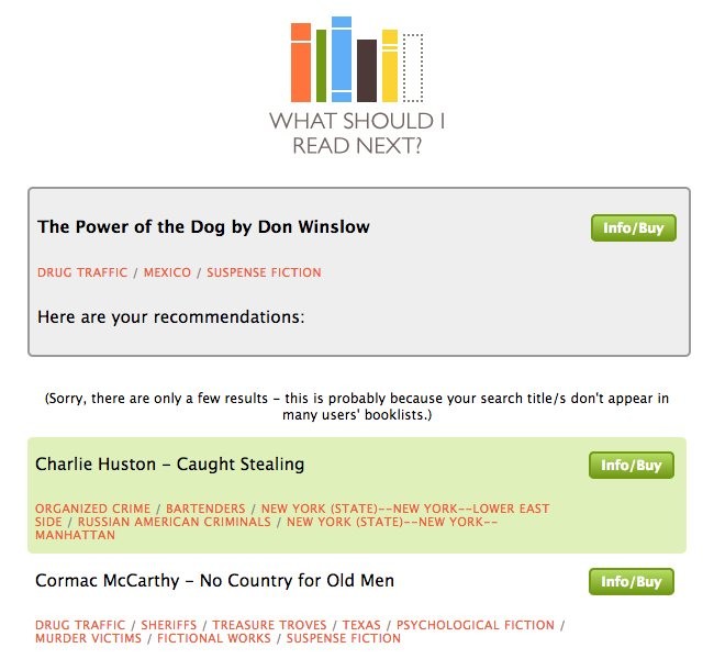 What Should I Read Next