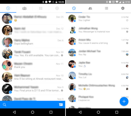 Facebook Messenger se prepara para recibir Material Design y soporte multicuenta