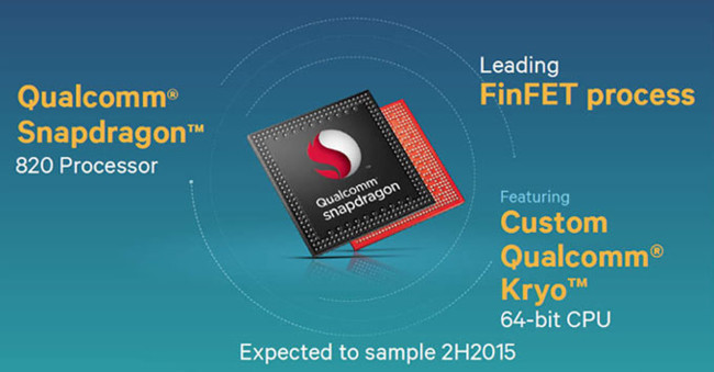 Qualcomm Snapdragon820 Kryo Cpu Finfet 14nm