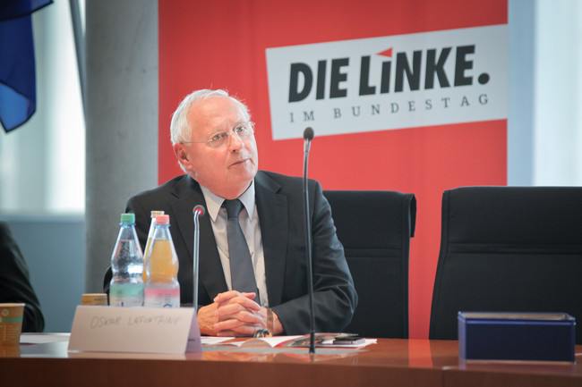 Studierendenkonferenz Krise Bildung Zukunft Oskar Lafontaine 2