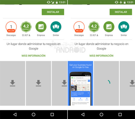 Google Play Store 5.9, ahora solo mostrará las imágenes automáticamente en conexiones Wi-Fi y LTE