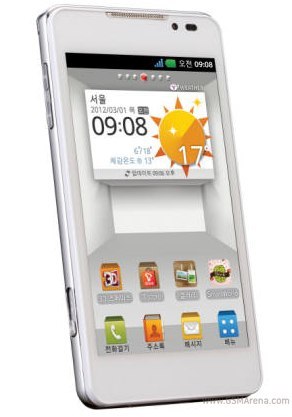 LG Optimus 3D 2 se muestra en un render con pantalla IPS HD