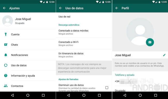 Whatsapp Nuevos Ajustes