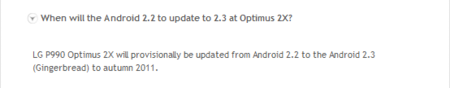 LG deja Android 2.3 del Optimus 2X para otoño en Suecia, ¿también en España?