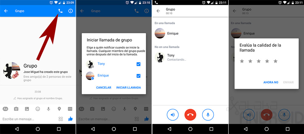 Facebook Messenger Llamadas En Grupo