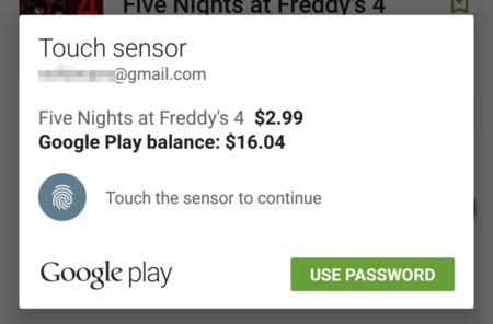 Google comienza a desplegar Imprint: usa tu dedo para pagar en Play Store