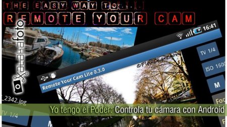 Remote Your Cam, control remoto de tu cámara de fotos en Android