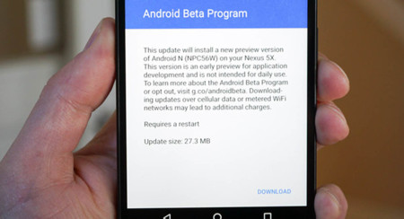Android N Preview recibe su primera actualización