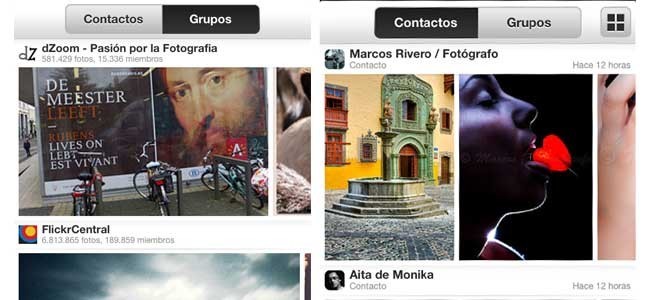 Flickr para iPhone