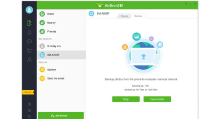AirDroid hace copias de seguridad de tus fotos en tu PC