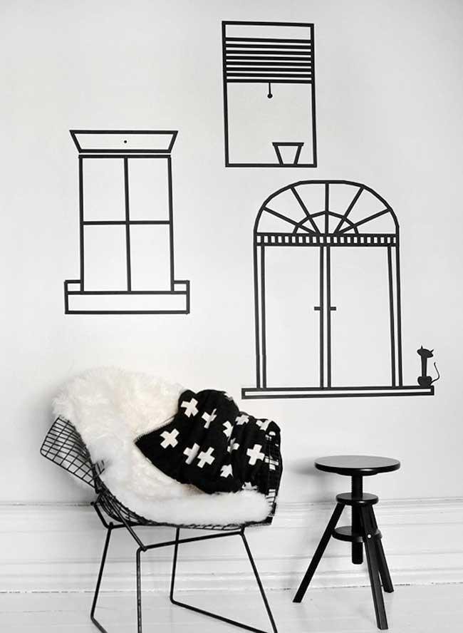 Estampados gráficos en blanco y negro para decorar el dormitorio de tu bebé