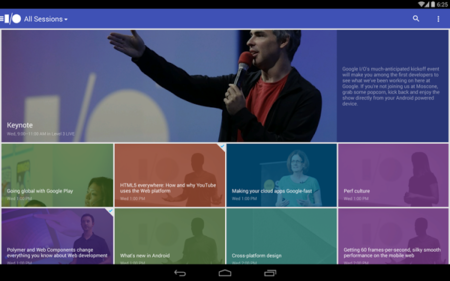 Google I/O 2014, ya disponible su aplicación oficial en Google Play