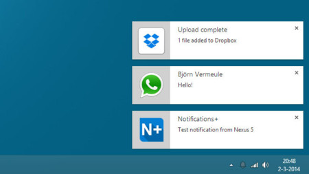 Notifications+ envía las notificaciones de tu Android a tu navegador Chrome