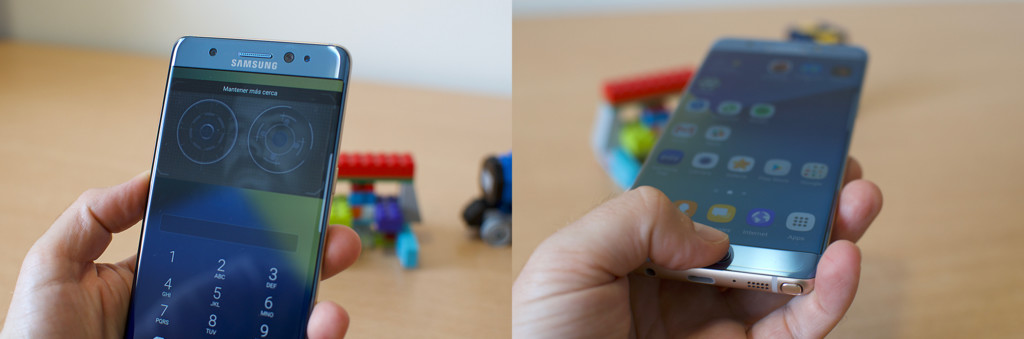 Sistemas Identificacion Biometrica Galaxy Note 7