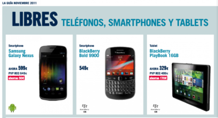 Samsung Galaxy Nexus llega a España por 649€