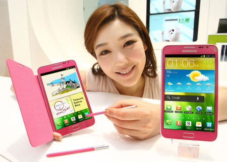 Samsung lanza una versión del Galaxy Note rosa en Corea